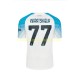 Maillot Naples Face Game Kvaratskhelia 77 Homme Tenue Domicile 2022-2023 Manche Courte