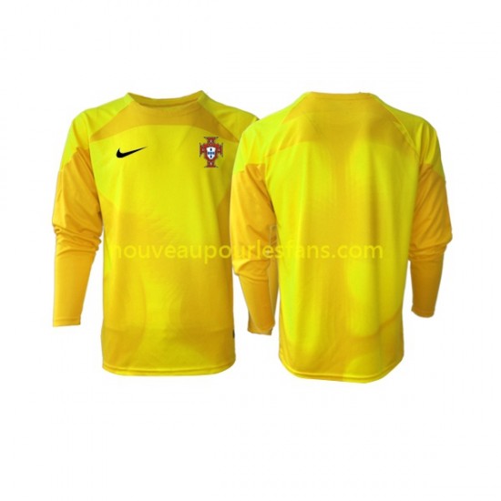 Maillot Portugal Gardien Homme Tenue Domicile Coupe du Monde 2022 Manche Longue