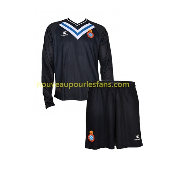 Maillot RCD Espanyol Gardien Enfant Tenue Domicile 2022-2023 Manche Longue