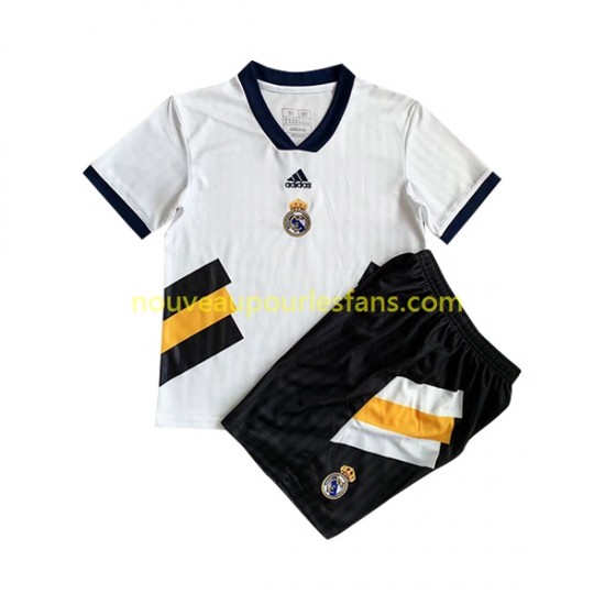 Maillot Real Madrid Icon Rétro Enfant Tenue Domicile 2022-2023 Manche Courte