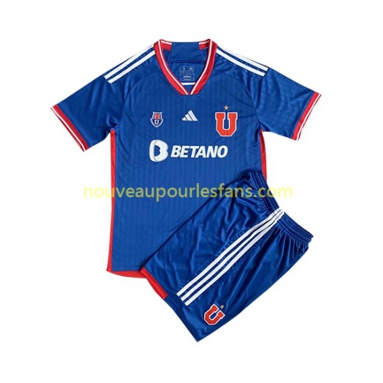 Maillot Universidad de Chile Enfant Tenue Domicile 2023 Manche Courte