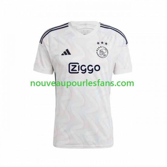 Maillot Ajax Amsterdam Homme Tenue Extérieur 2023-2024 Manche Courte