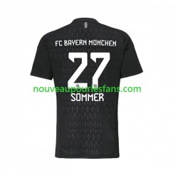 Maillot Bayern Munich Yann Sommer 27 Gardien Homme Tenue Domicile 2023-2024 Manche Courte