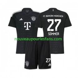 Maillot Bayern Munich Yann Sommer 27 Gardien Enfant Tenue Domicile 2023-2024 Manche Courte