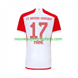 Maillot Bayern Munich Sadio Mane 17 Homme Tenue Domicile 2023-2024 Manche Courte