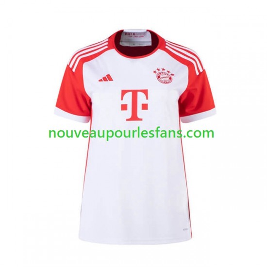 Maillot Bayern Munich Femme Tenue Domicile 2023-2024 Manche Courte