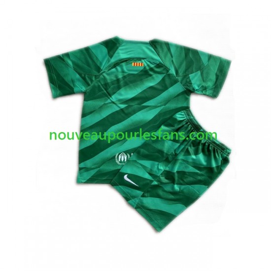 Maillot FC Barcelone Gardien Enfant Tenue Domicile 2023-2024 Manche Courte