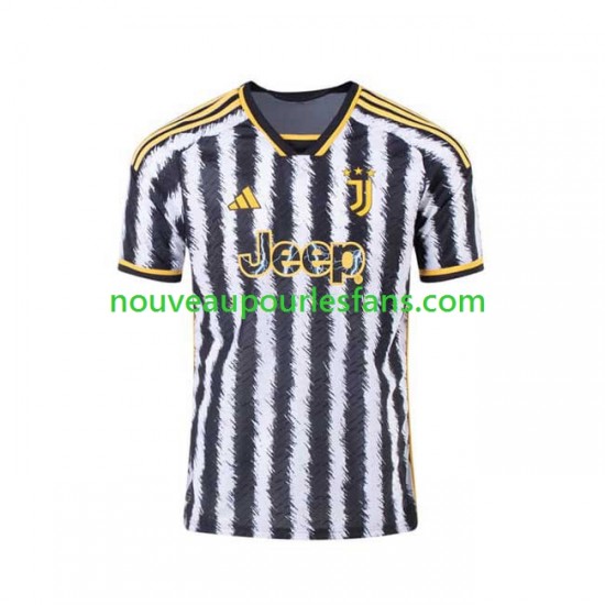 Maillot Juventus Homme Tenue Domicile 2023-2024 Manche Courte