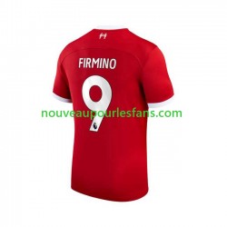 Maillot Liverpool Roberto Firmino 9 Homme Tenue Domicile 2023-2024 Manche Courte
