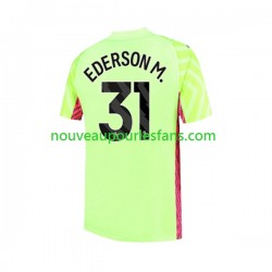 Maillot Manchester City Ederson Moraes 31 Gardien Homme Tenue 3ème 2023-2024 Manche Courte