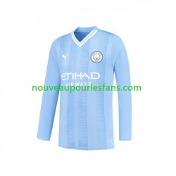 Maillot Manchester City Homme Tenue Domicile 2023-2024 Manche Longue