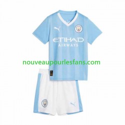 Maillot Manchester City Enfant Tenue Domicile 2023-2024 Manche Courte