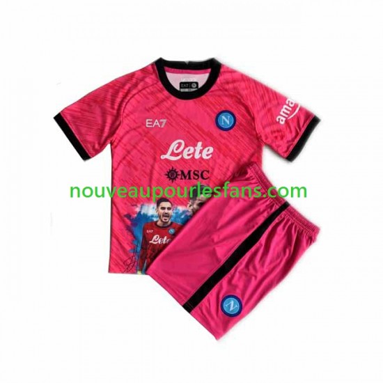 Maillot Naples Face Game Alex Meret 1 Gardien Enfant Tenue Domicile 2022-2023 Manche Courte