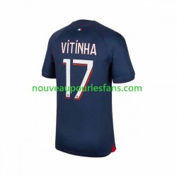 Maillot Paris Saint-Germain Vitinha 17 Homme Tenue Domicile 2023-2024 Manche Courte