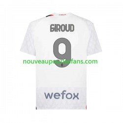 Maillot AC Milan Olivier Giroud 9 Homme Tenue Extérieur 2023-2024 Manche Courte
