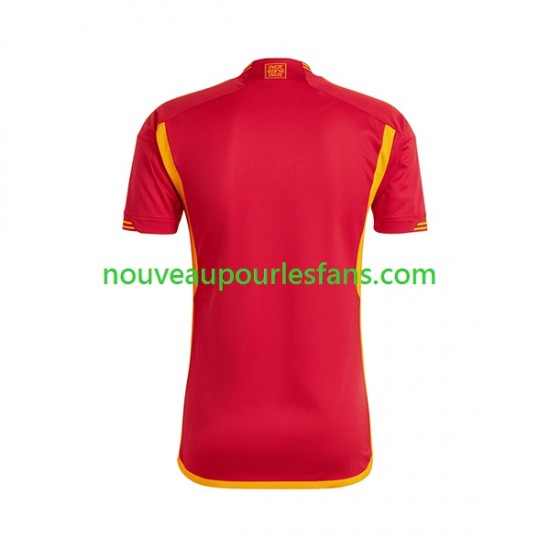 Maillot AS Rome Homme Tenue Domicile 2023-2024 Manche Courte