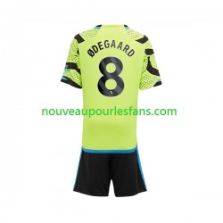 Maillot Arsenal Odegaard 8 Enfant Tenue Extérieur 2023-2024 Manche Courte