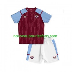 Maillot Aston Villa Enfant Tenue Domicile 2023-2024 Manche Courte