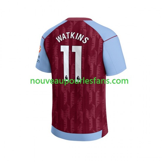 Maillot Aston Villa Ollie Watkins 11 Homme Tenue Domicile 2023-2024 Manche Courte