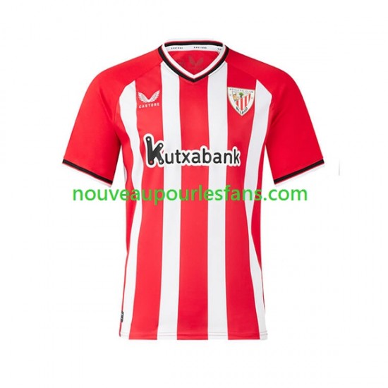Maillot Athletic Bilbao Homme Tenue Domicile 2023-2024 Manche Courte
