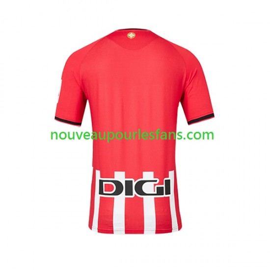 Maillot Athletic Bilbao Homme Tenue Domicile 2023-2024 Manche Courte