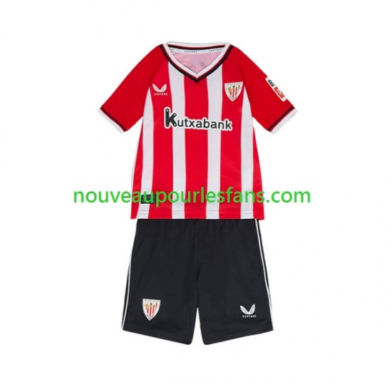 Maillot Athletic Bilbao Enfant Tenue Domicile 2023-2024 Manche Courte