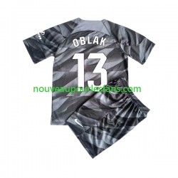 Maillot Atlético Madrid JAN OBLAK 13 Gardien Enfant Tenue Domicile 2023-2024 Manche Courte