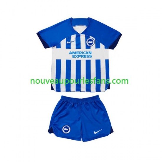 Maillot Brighton & Hove Albion Enfant Tenue Domicile 2023-2024 Manche Courte