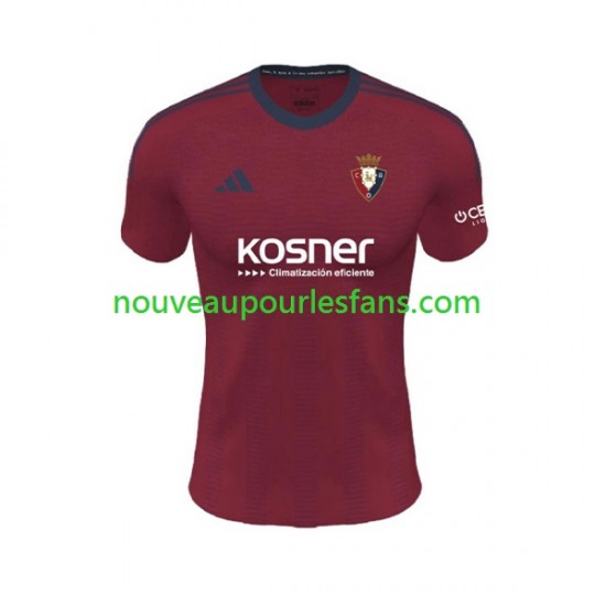 Maillot CA Osasuna Homme Tenue Domicile 2023-2024 Manche Courte