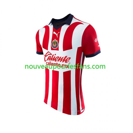 Maillot Deportivo Guadalajara Homme Tenue Domicile 2023-2024 Manche Courte