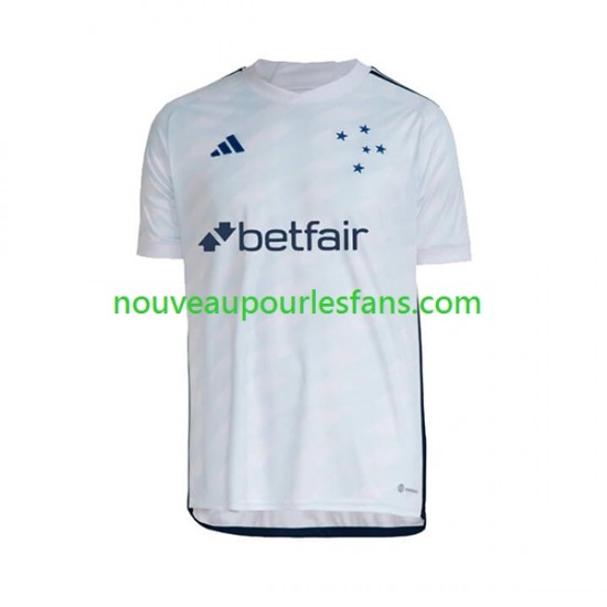 Maillot Cruzeiro Homme Tenue Extérieur 2023 Manche Courte