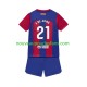 Maillot FC Barcelone Frenkie de Jong 21 Enfant Tenue Domicile 2023-2024 Manche Courte