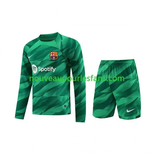 Maillot FC Barcelone Gardien Enfant Tenue Domicile 2023-2024 Manche Longue