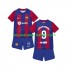 Maillot FC Barcelone Robert Lewandowski 9 Enfant Tenue Domicile 2023-2024 Manche Courte