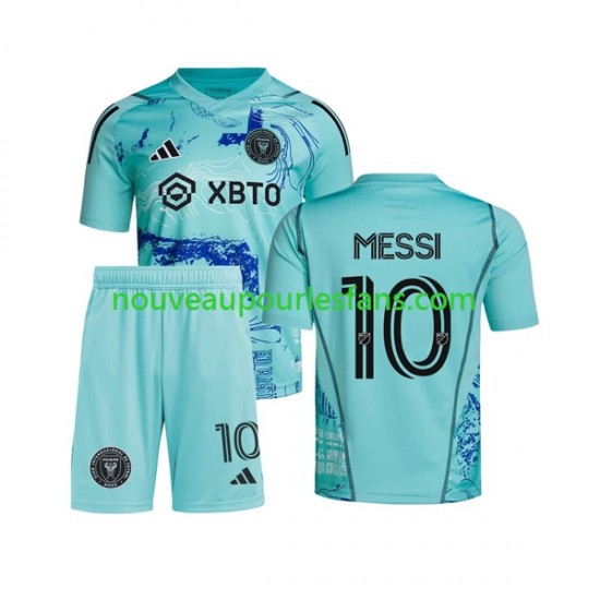 Maillot InterMiami Lionel Messi 10 Special Enfant Tenue Domicile 2023-2024 Manche Courte