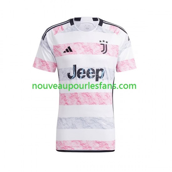 Maillot Juventus Homme Tenue Extérieur 2023-2024 Manche Courte