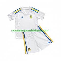 Maillot Leeds United Enfant Tenue Domicile 2023-2024 Manche Courte