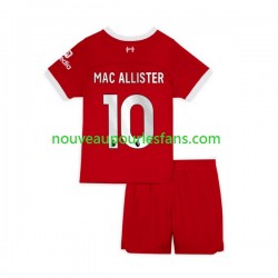 Maillot Liverpool Alexis Mac Allister 10 Enfant Tenue Domicile 2023-2024 Manche Courte