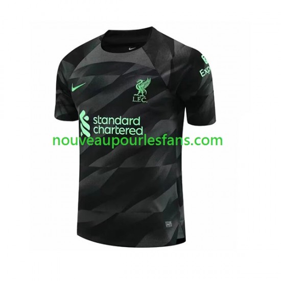 Maillot Liverpool Gardien Homme Tenue Extérieur 2023-2024 Manche Courte