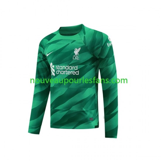 Maillot Liverpool Gardien Homme Tenue Domicile 2023-2024 Manche Longue