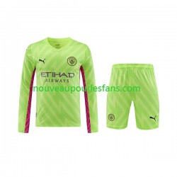 Maillot Manchester City Gardien Enfant Tenue 3ème 2023-2024 Manche Longue