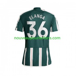 Maillot Manchester United Anthony Elanga 36 Homme Tenue Extérieur 2023-2024 Manche Courte