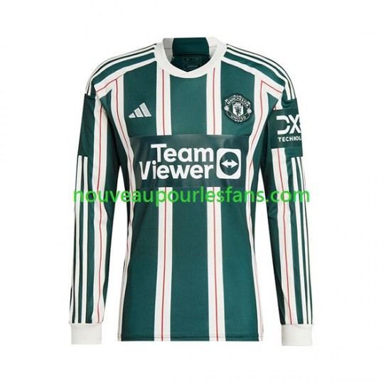 Maillot Manchester United Homme Tenue Extérieur 2023-2024 Manche Longue