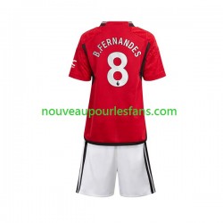 Maillot Manchester United B.Fernandes 8 Enfant Tenue Domicile 2023-2024 Manche Courte