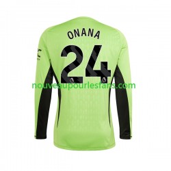 Maillot Manchester United Andre Onana 24 Gardien Homme Tenue Domicile 2023-2024 Manche Longue