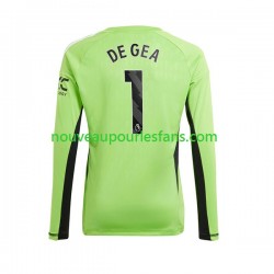 Maillot Manchester United De Gea 1 Gardien Homme Tenue Domicile 2023-2024 Manche Longue