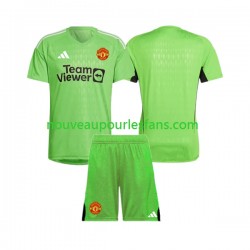 Maillot Manchester United Gardien Enfant Tenue Domicile 2023-2024 Manche Courte
