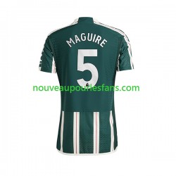 Maillot Manchester United Harry Maguire 5 Homme Tenue Extérieur 2023-2024 Manche Courte
