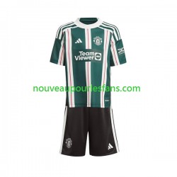 Maillot Manchester United Enfant Tenue Extérieur 2023-2024 Manche Courte