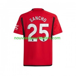 Maillot Manchester United Sancho 25 Homme Tenue Domicile 2023-2024 Manche Courte